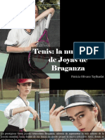 Patricia Olivares Taylhardat - Tenis, La Nueva Línea de Joyas de Braganza