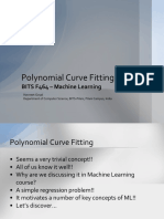 Polynomial Curve Fitting August 2019 PDF