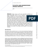 Robert M. Groves: Nonresponse Rates and Nonresponse Bias in Household Surveys