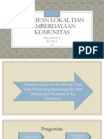 KEARIFAN LOKAL Sosiologi