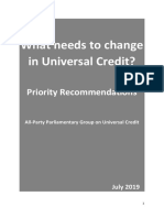 What Needs To Be Changed in Universal Credit