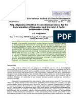 International Journal of Chemtech Research: J.G. Manjunatha