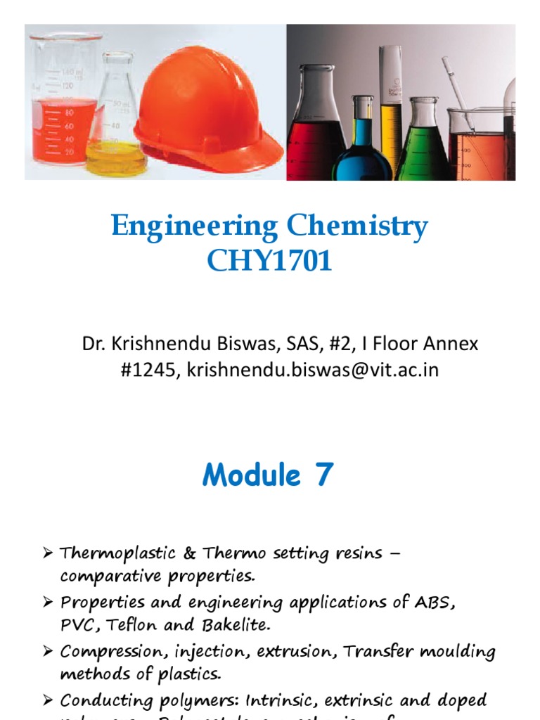 Engineering Chemistry: Polymers Overview | PDF | Thermoplastic | Polymers