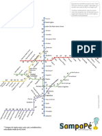 Mapa de metrô 2019