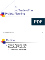 Time/Cost Trade - Off in Project Planning: © J. Christopher Beck 2015 1