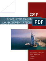Advanced Project Management Assignment: Mrs - Nadeensha Hameed