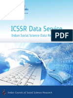 ICSSR Data Service: Indian Social Science Data Repository