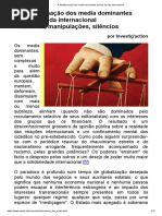 A Desinformação Dos Media Dominantes Acerca Da Vida Internacional