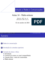 PTC3360 - Introdu C Ao A Redes e Comunica C Oes: Aulas 14 - R Adio-Enlaces