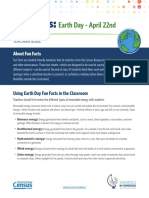 Teaching Guide: Earth Day Fun Facts