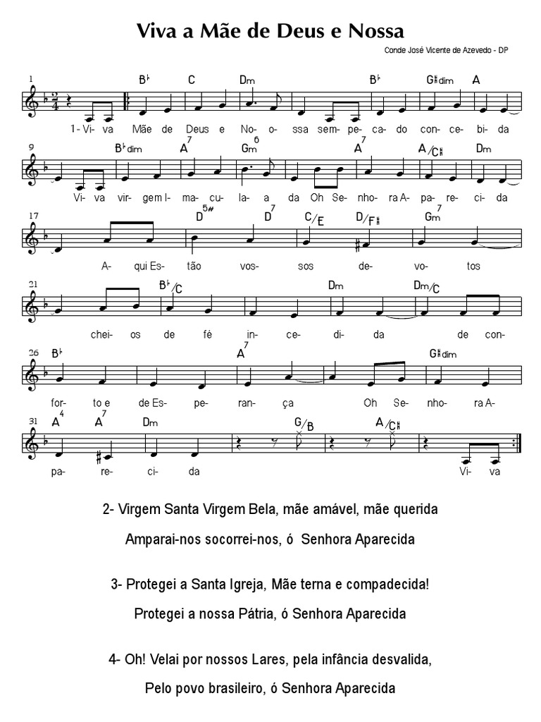 Viva A Mae de Deus e Nossa | PDF | Religião e crença