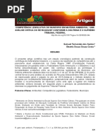 Competência Legislativa Em Matéria Ambiental