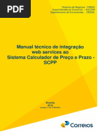 Manual técnico de integração de webservices