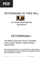 Determinism vs. Free Will: An Ancient Philosophical Conundrum