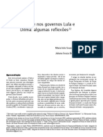 A saúde nos governos Lula e Dilma