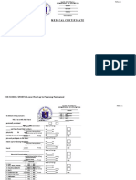 Medical Certificate: FOR SCHOOL SPORTS (Lower Meet Up To Palarong Pambansa)