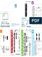 Philips VTR5100 Voice Tracer - Quick Start Guide
