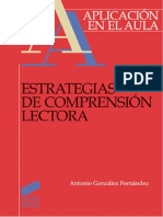 Estrategias de Comprensión Lectora - Antonio González Fernández