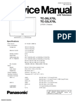 Panasonic Tc-32 26lx70l, Service Manual, Manual de Servicio