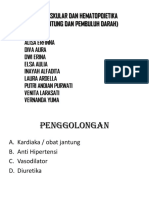 Kardiovaskular Dan Hematopoietika (Obat Jantung Dan Pembuluh