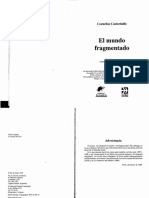 Castoriadis El Fin de La Filosofia en El Mundo Fragmentado PDF