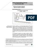 Business Expectations Survey: Fourth Quarter 2008