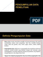 Tugas 1 (Ringkasan Metode Pengumpulan Data Penelitian)