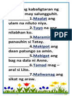 Magsalungat Exercise