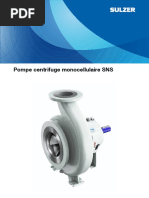 Sns Single Stage Centrifugal Pumps E10333