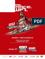 Orario - Time Schedule: Rotax Max Challenge Grand Finals 2019