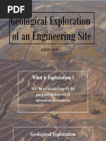 Geological Exploration of An Engineering Site: Ii-Adcet Group 6