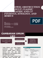 Large-Bowel Obstruction in The Adult