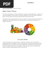 Basic Color Theory