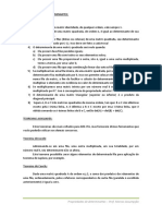 Propriedades de Determinantes - Prof. Marcos Assumpção