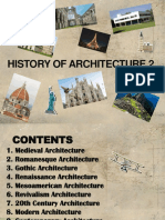 History of Architecture 2 Timeline