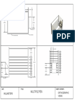 Multiple Pen: Millimeters Orthographic Views