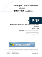 Analog Angle Modulation and Demodulation Lab
