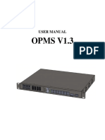 OPMS - User Manual