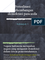 Periodisasi Perkembangan Demokrasi Pancasila