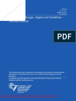 Laboratory Design Approved Guideline - Second Edition: GP18-A2 Vol. 27 No. 7 Replaces GP18-A Vol. 18 No. 3