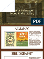 Types of References Found in The Library