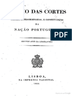 Diario Das Cortes Da Nação Portugueza 1822 