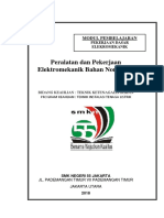 Peralatan Dan Pekerjaan Elektromekanik Bahan Nonlogam: Modul Pembelajaran