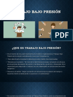 Trabajo Bajo Presion