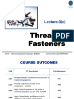 07 MDB3083 Lecture3(c) Threaded Fasteners