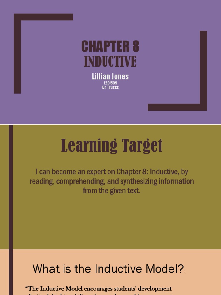 Understanding the Inductive Model in Teaching | PDF | Teaching Method ...