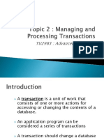 Topic2 Transaction Processing Part 1