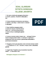 Soal Protista