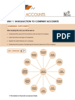 Unit 1: Introduction To Company Accounts