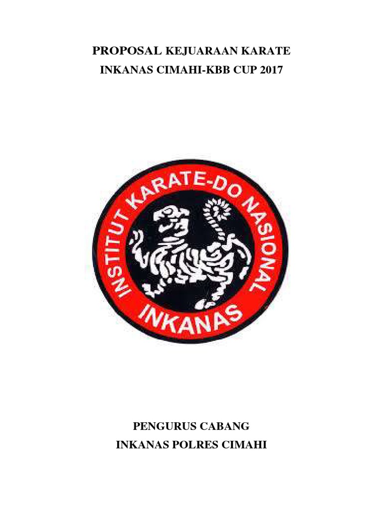 Kejuaraan Karate INKANAS 2017 | PDF